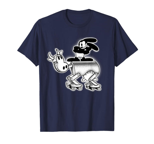 Oswald Rabbit in The Mechanical Cow x 1927 Cartoon T-Shirt