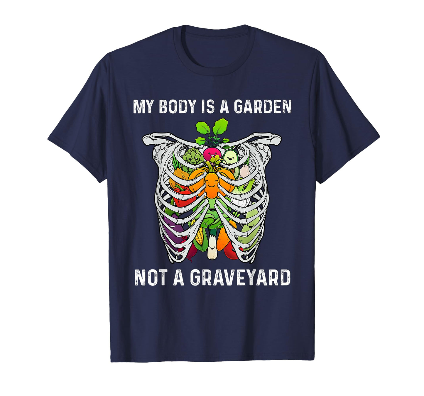 Funny Vegan Gift For Men Women Cool Vegetarian Foodie Eater T-Shirt