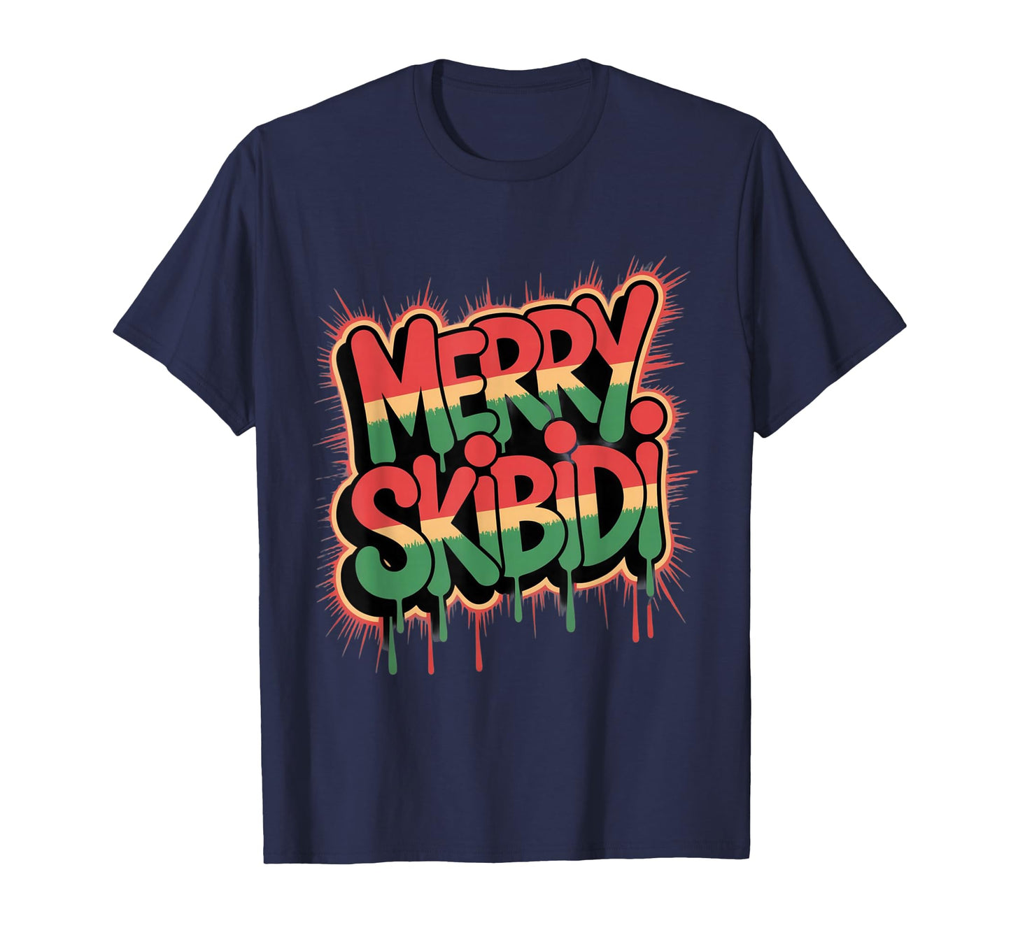 Funny Gen Alpha Gen Z Slang Funny Christmas Sweater T-Shirt