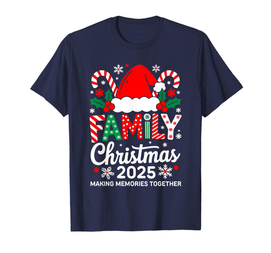 Family Christmas 2025 Matching Costume Together Xmas Squad T-Shirt