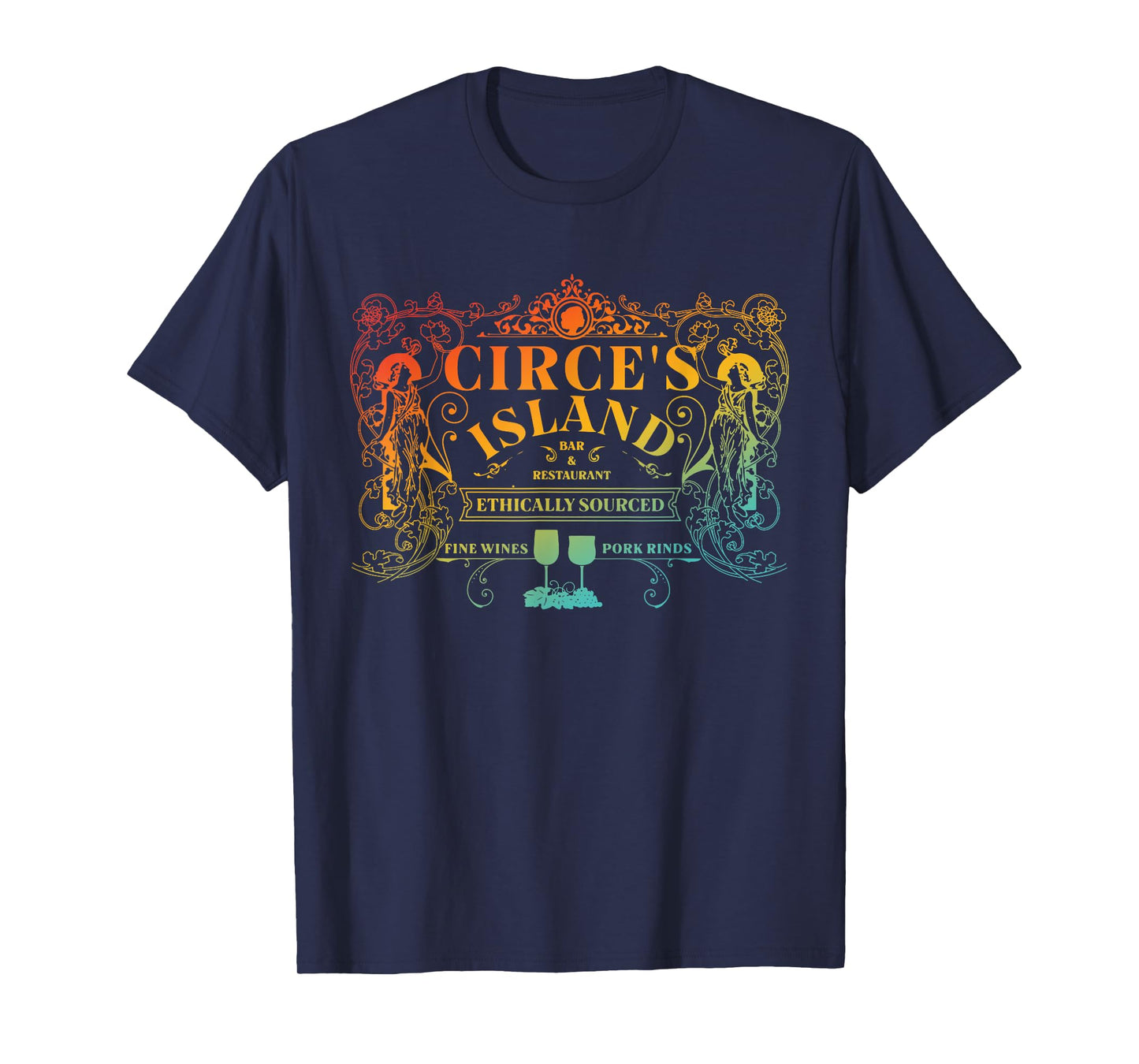 Circe's Island Bar & Restaurant Ethically Sourced Apparel T-Shirt