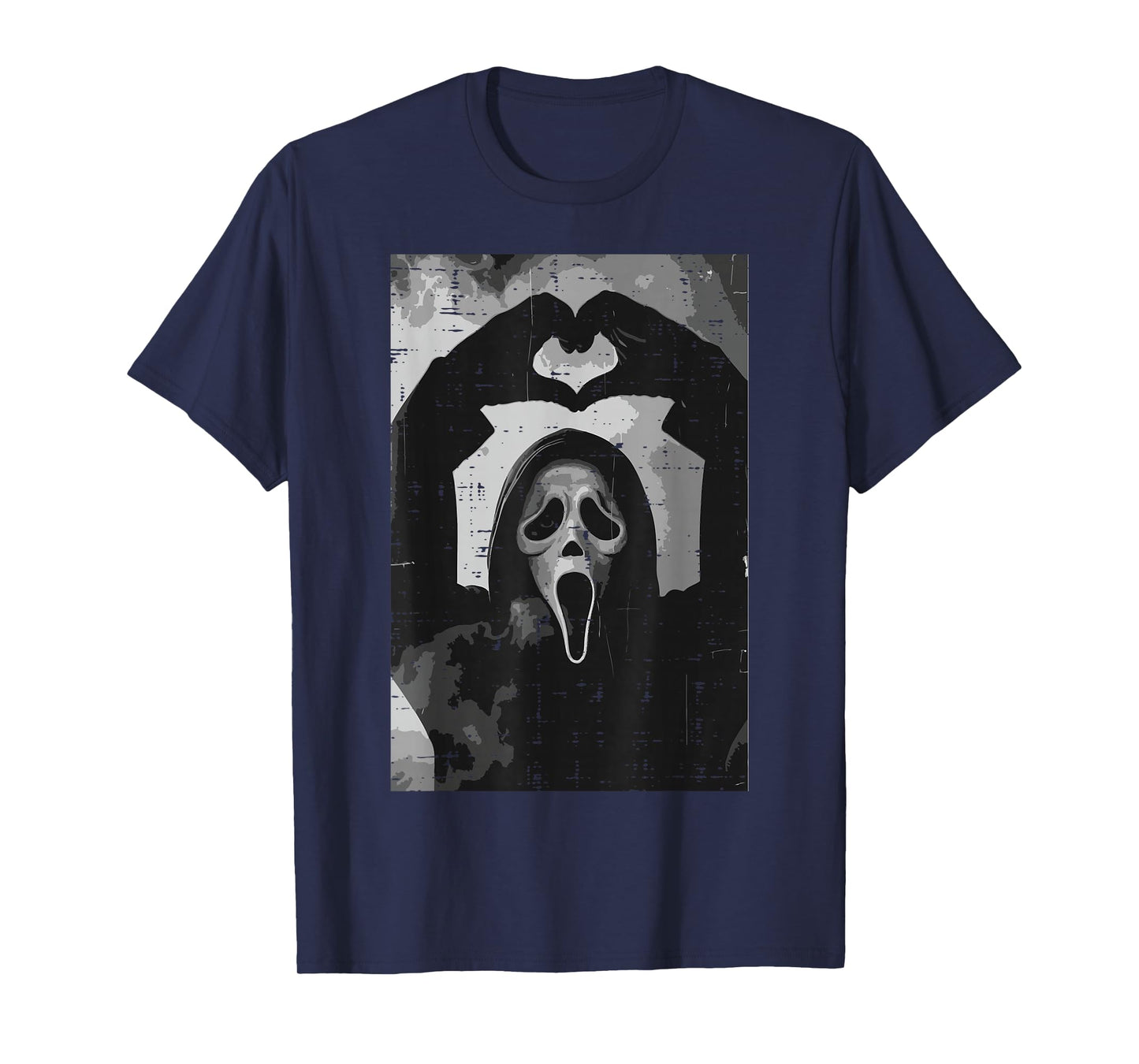 Halloween Scary Face Funny Horror Poster Men Women Kids T-Shirt