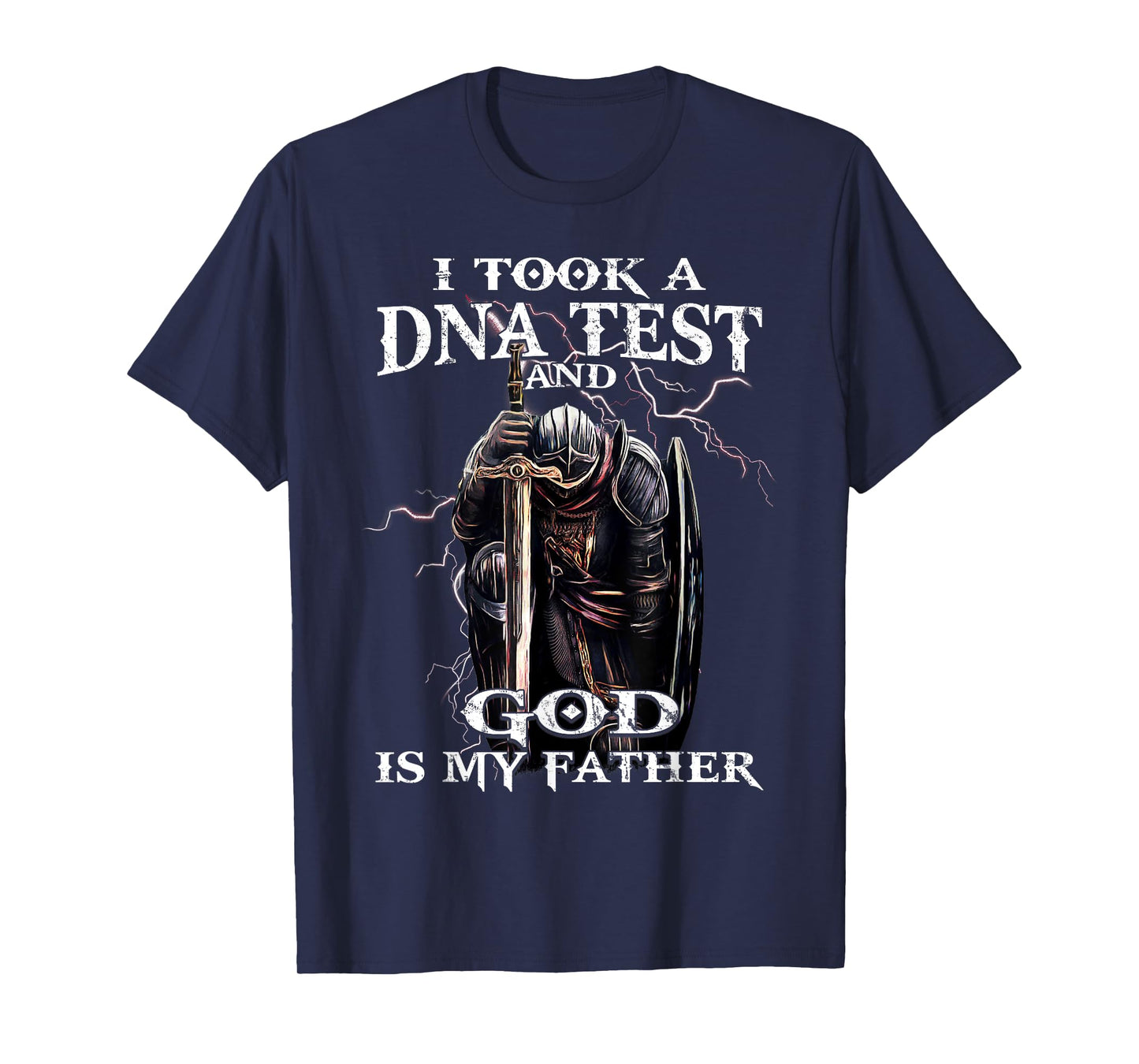 Knights Templar God is My Father Crusader Warrior Bible T-Shirt