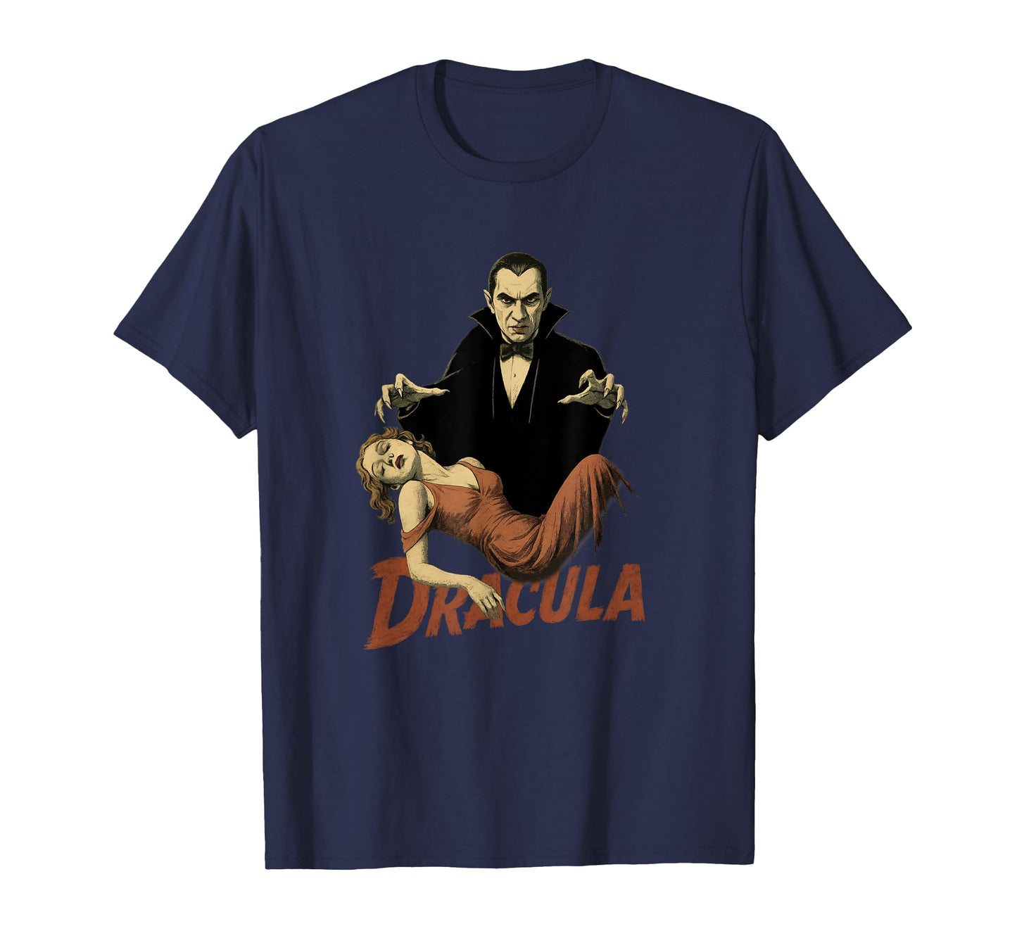 Vintage Dracula Horror Movie - Classic Monster Retro Design T-Shirt