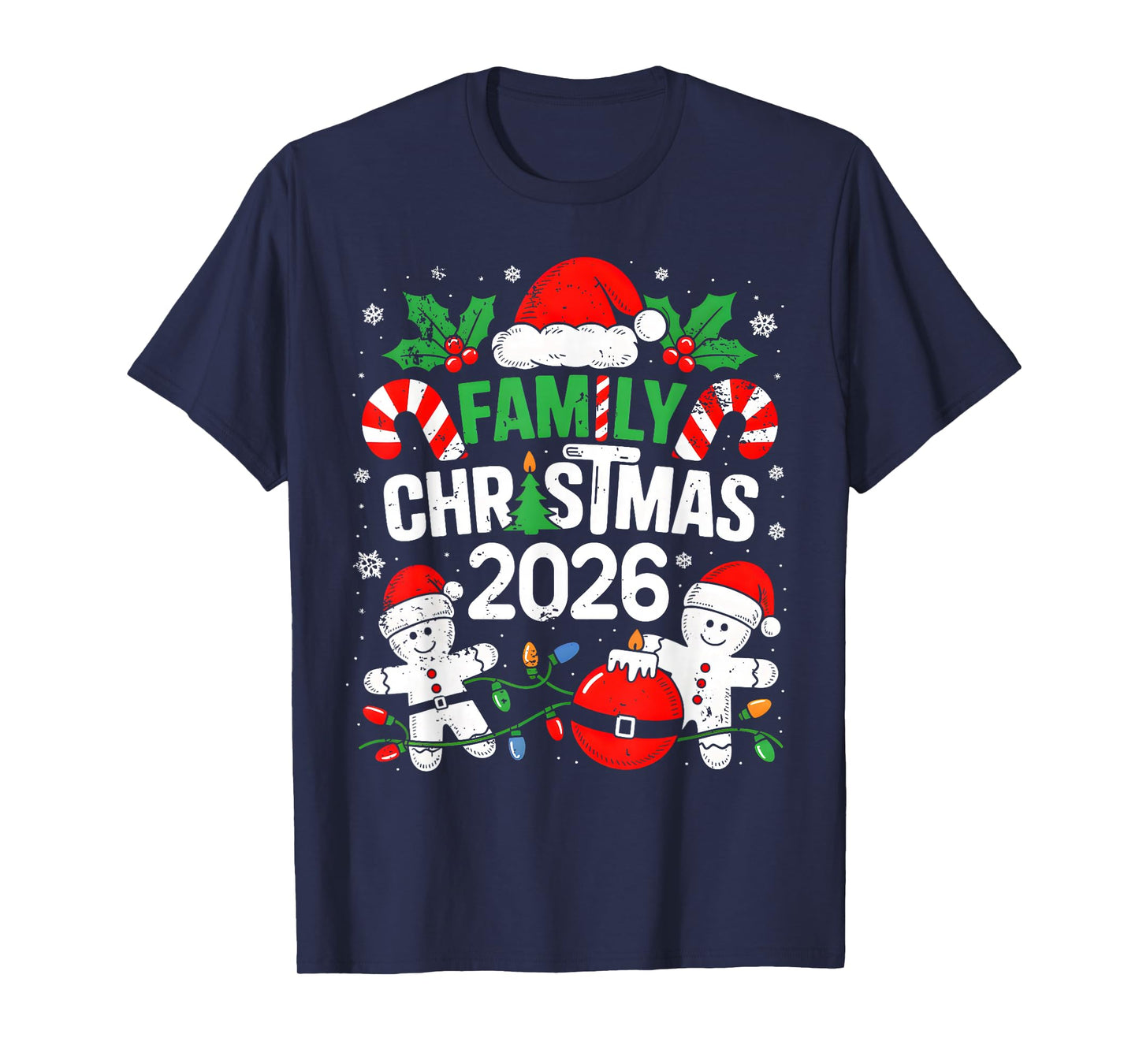 Christmas 2026 Family Matching Costume Team Santa Elf Squad T-Shirt