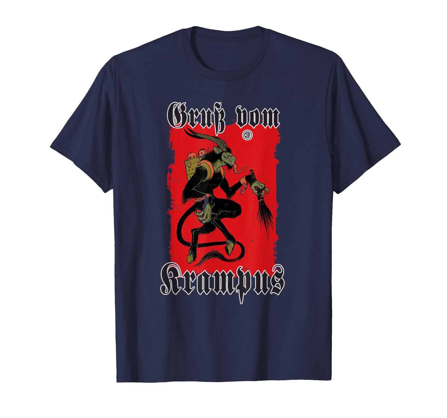 Greeting from Krampus Christmas Legend Figure T-Shirt