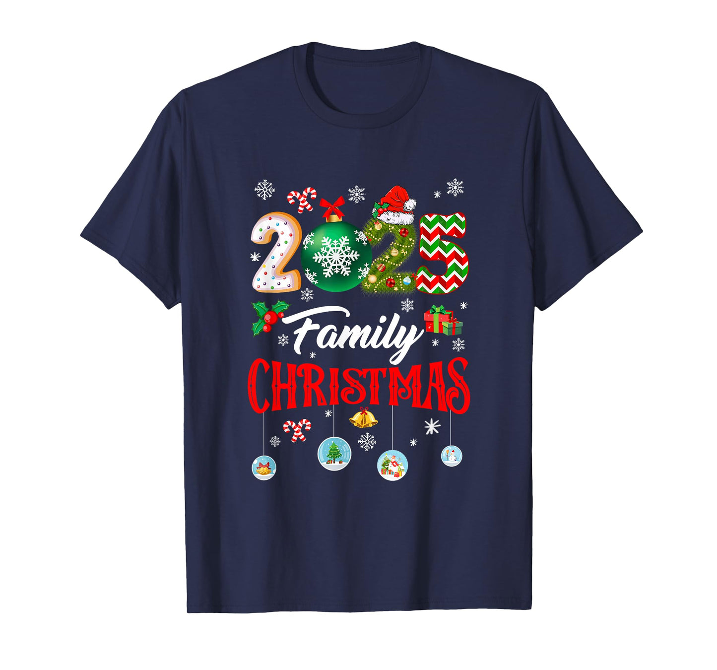 Family Christmas 2025 Matching Family Christmas Xmas Squad T-Shirt