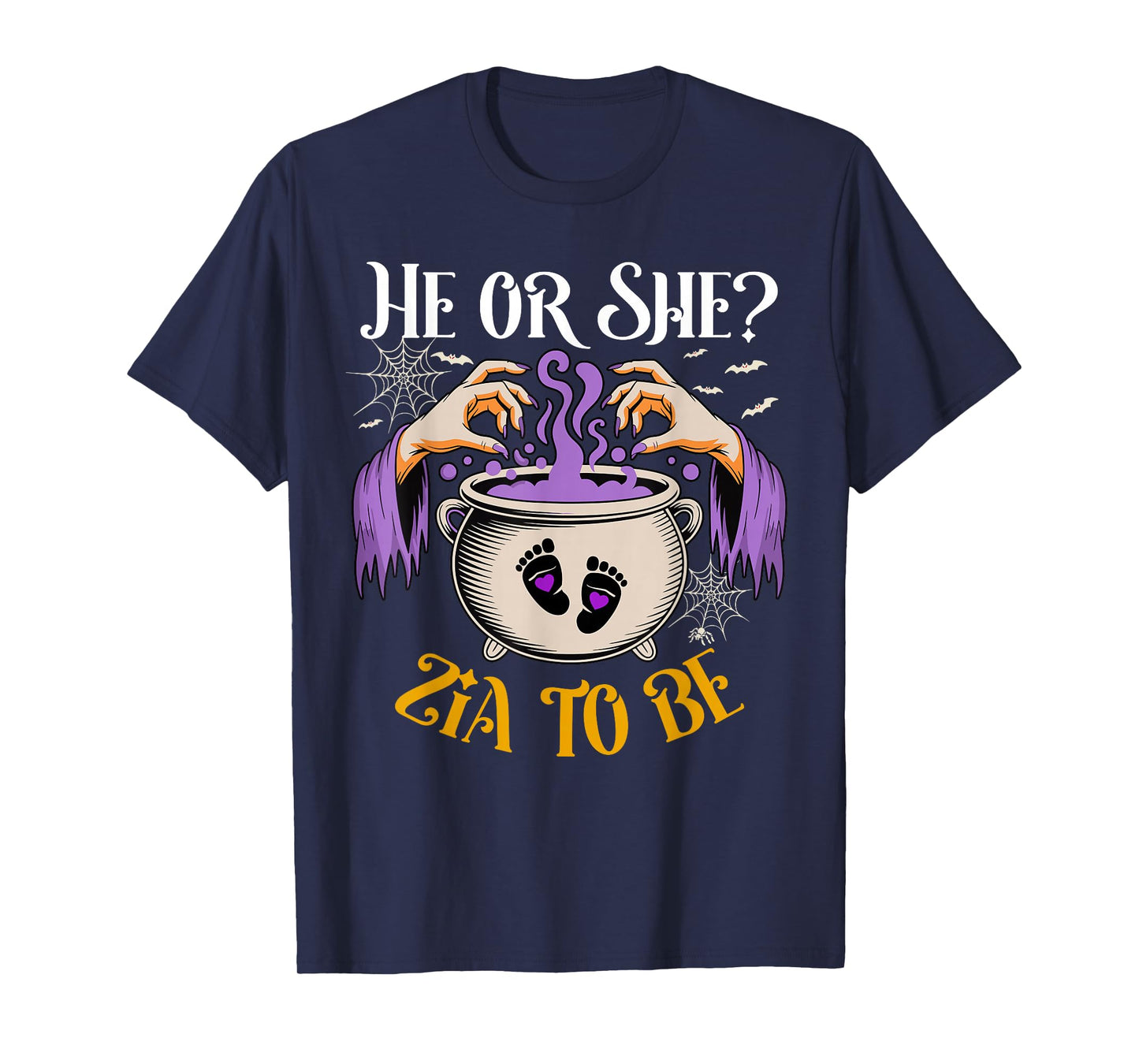 He Or She Zia to Be Baby Reveal Halloween Costume T-Shirt