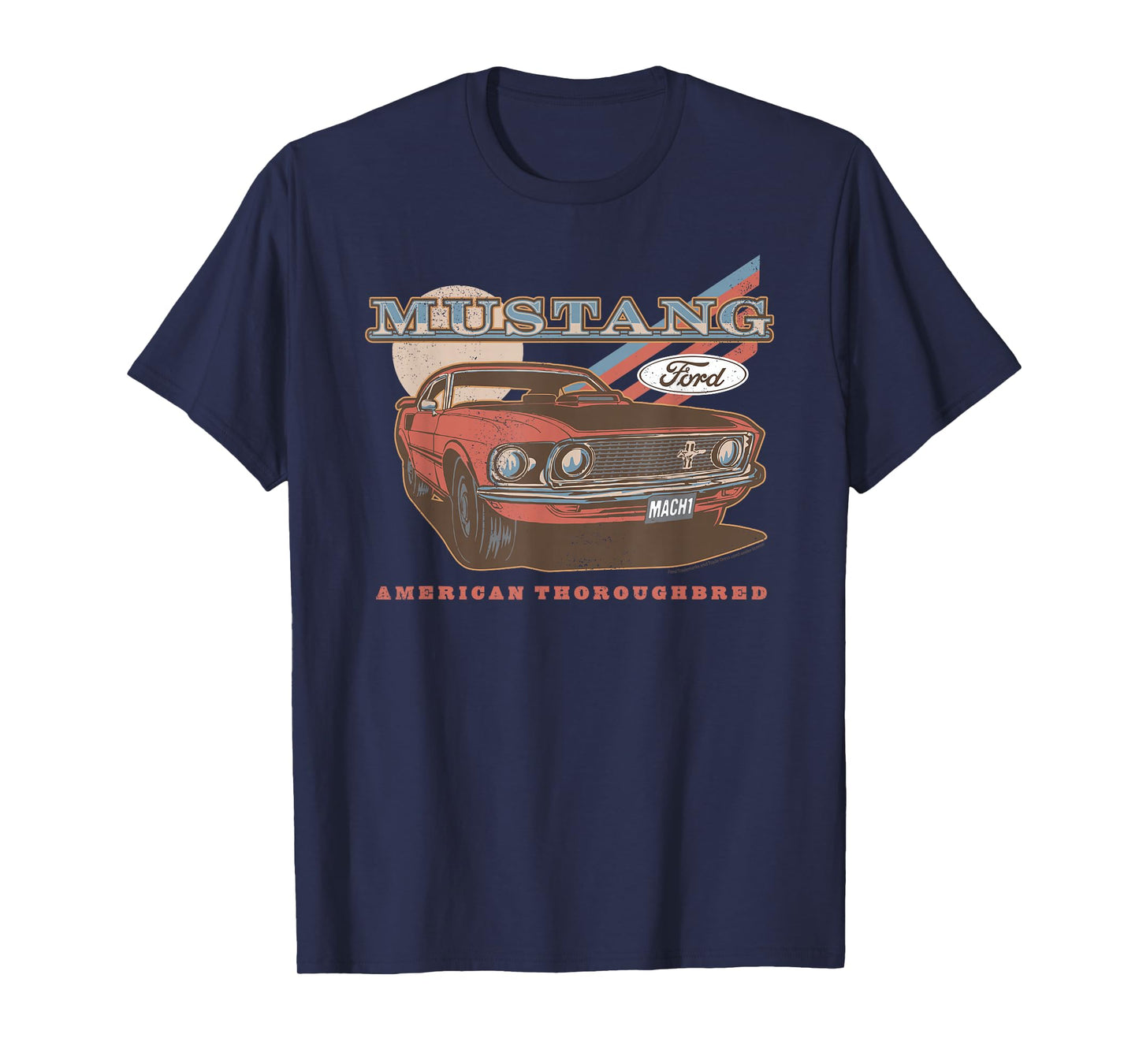 Ford - Red Mustang American Thoroughbred T-Shirt