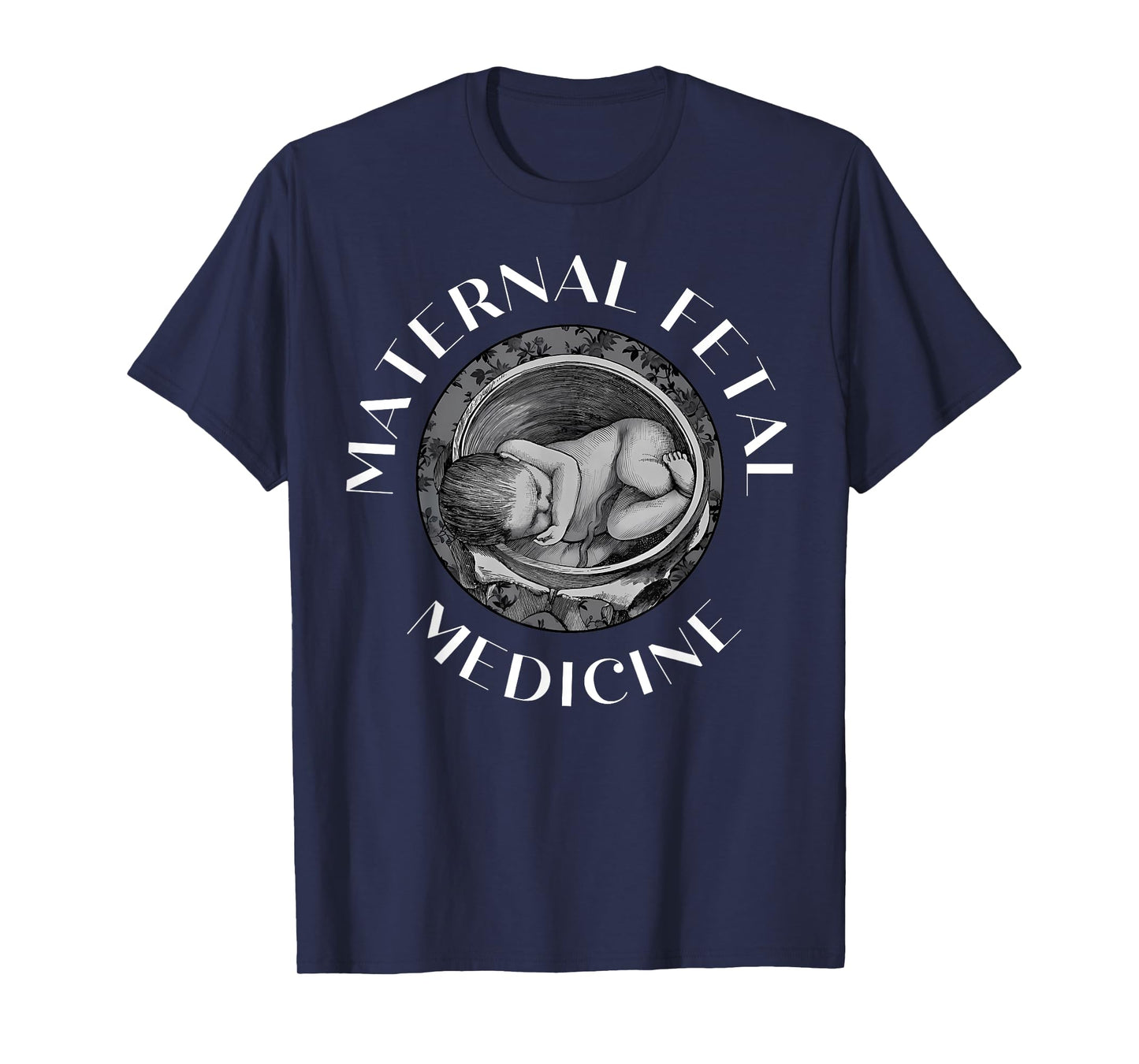 Vintage Anatomy Maternal Fetal Medicine MFM Nurse OBGYN T-Shirt