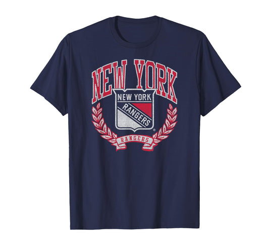 New York Rangers Vintage Victory Blue Officially Licensed T-Shirt