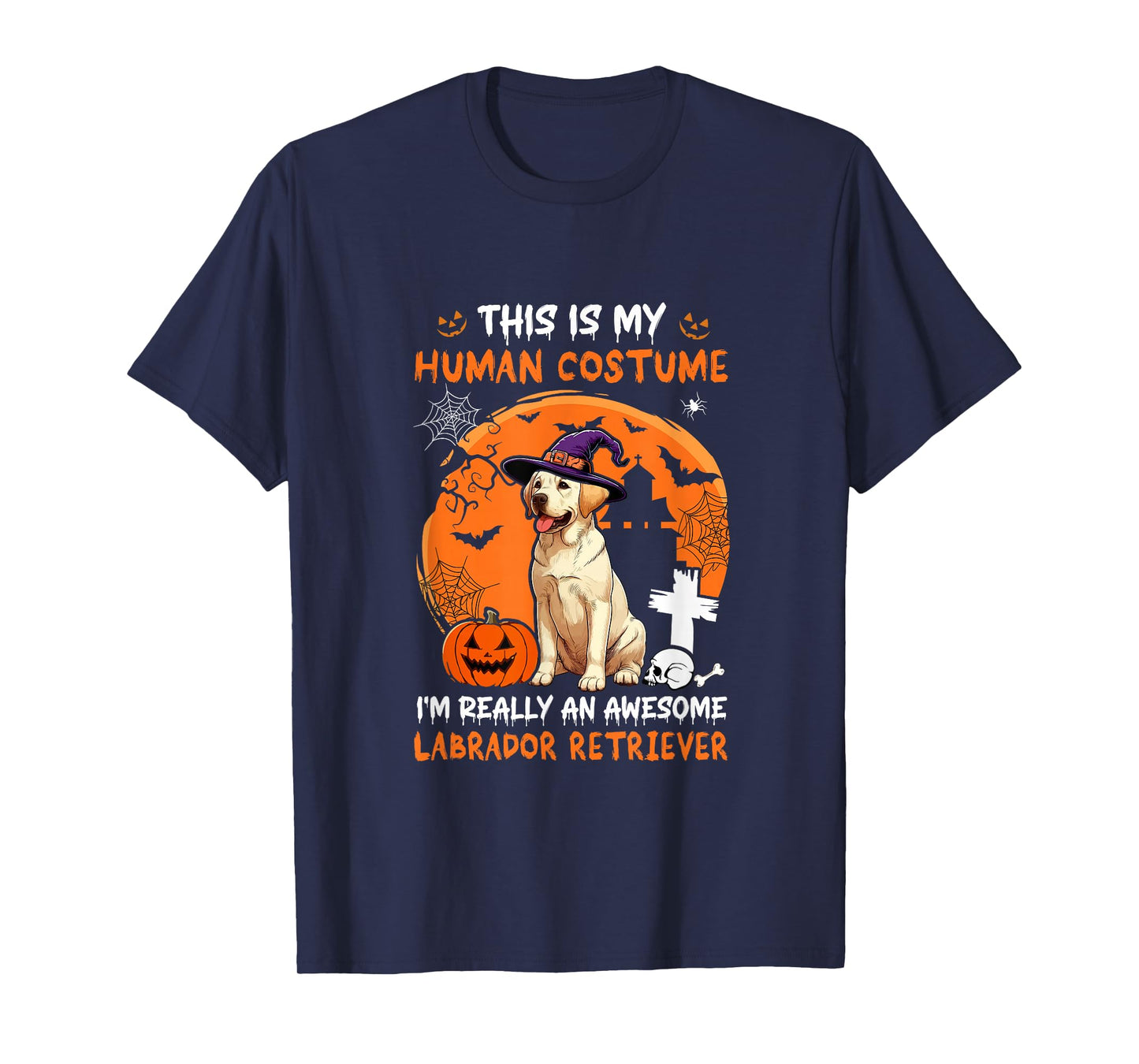 Human Costume Proud Awesome Labrador Retriever Halloween T-Shirt