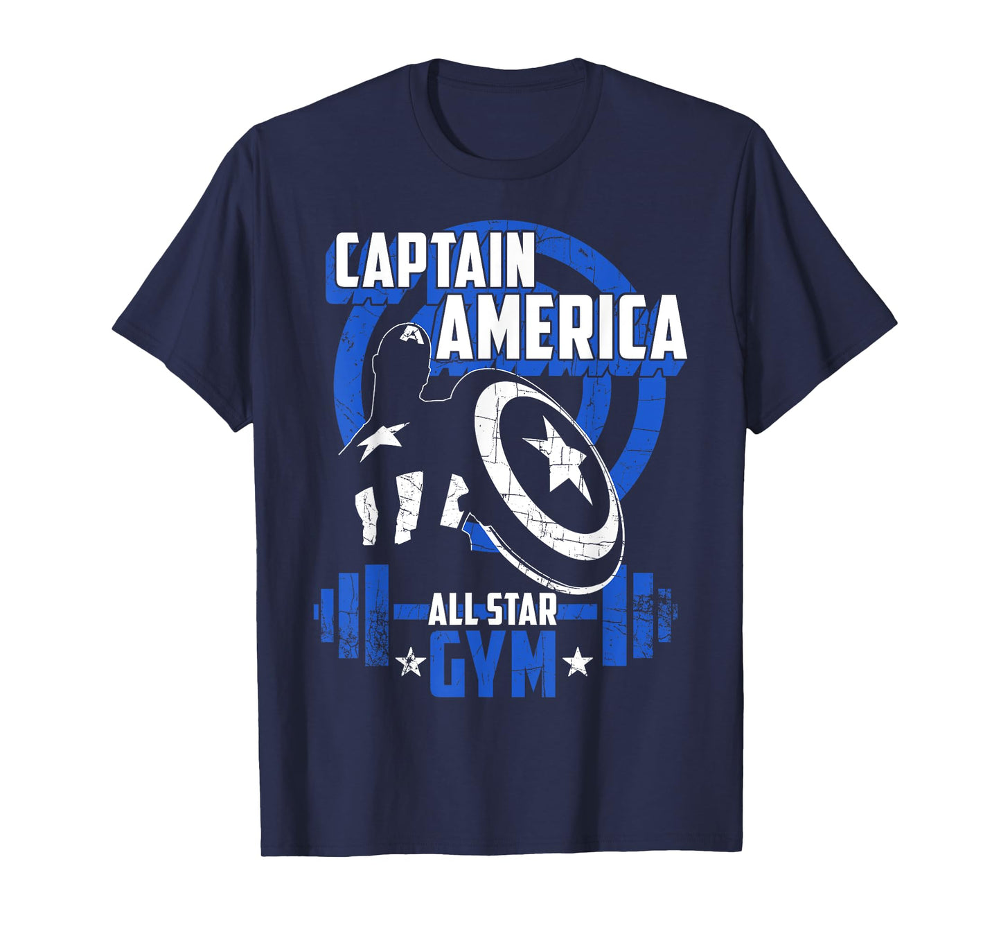 Captain America All-Star Gym Silhouette Hero T-Shirt T-Shirt
