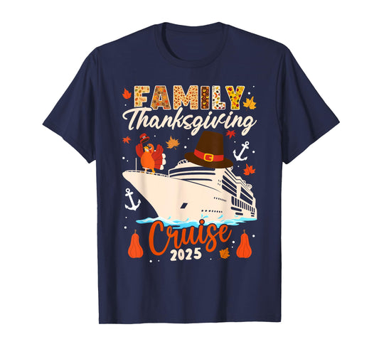 Matching Autumn Cruise Squad Family Thanksgiving Cruise 2025 T-Shirt