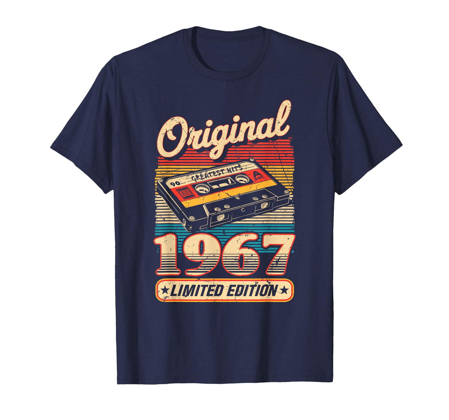 58th Birthday Retro Vintage 1967 Men Women T-Shirt
