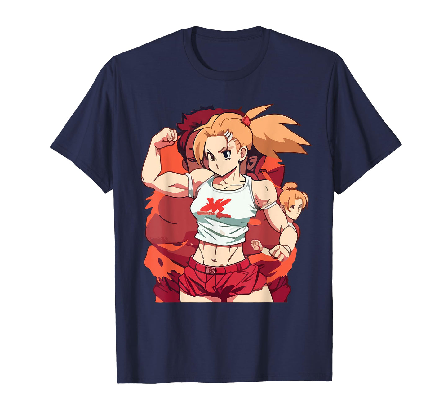 Anime Girl Fighter | Anime Gym Cute T-Shirt