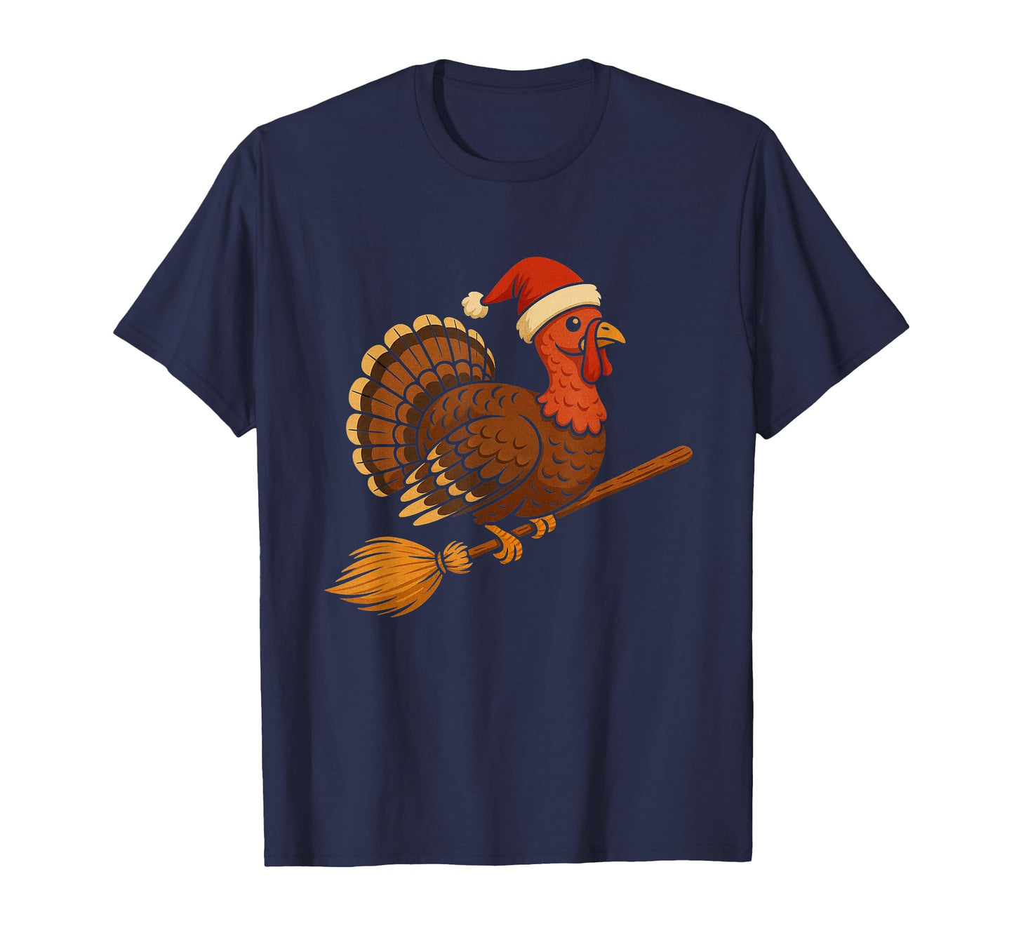 Holiday Mashup Turkey Funny Thanksgiving Halloween Christmas T-Shirt