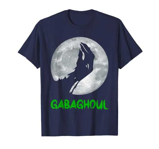 Gabaghoul Funny Hand Moon Bigfoot Santa Christmas Tree Light T-Shirt