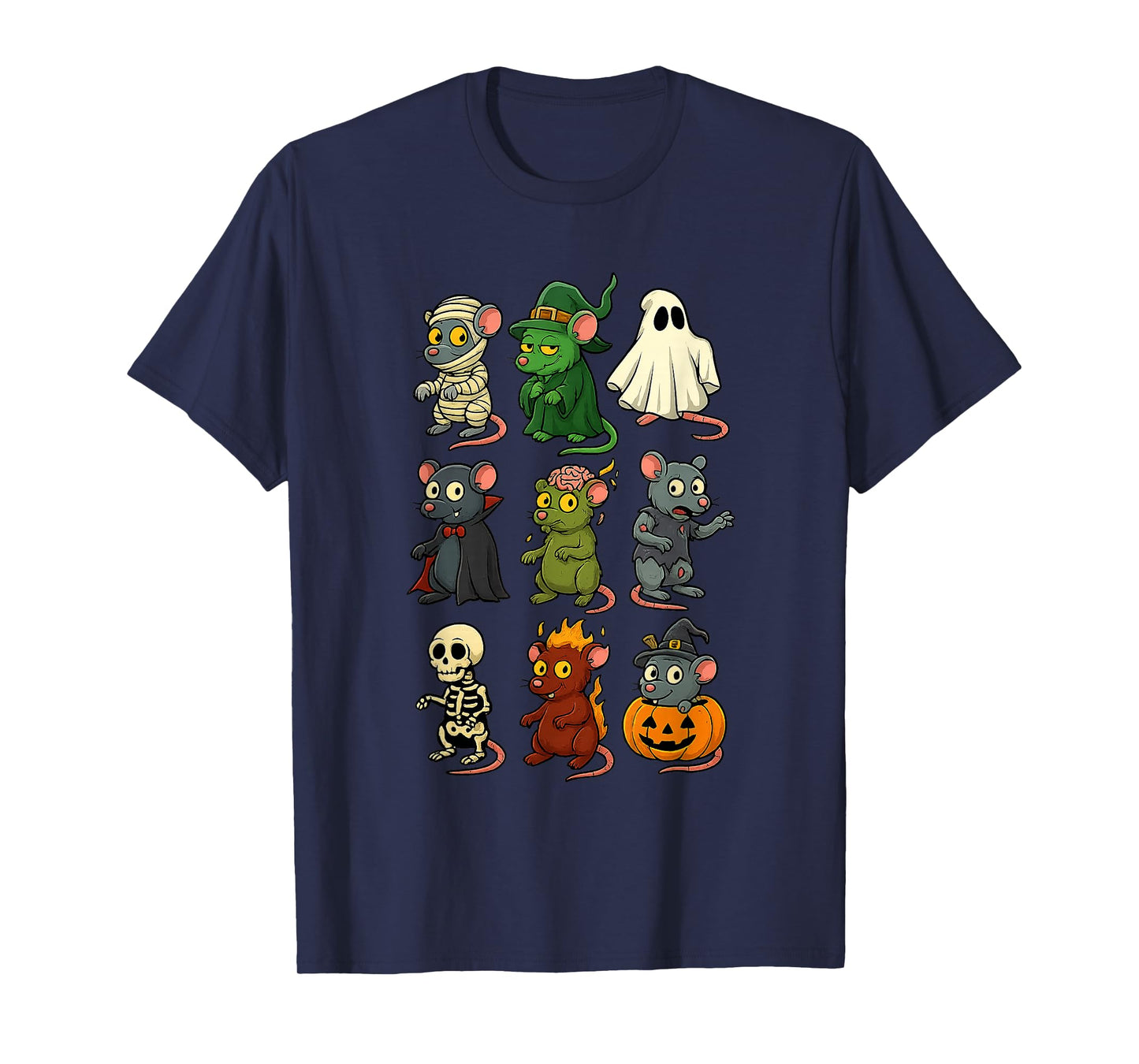Rat Spooky Witch Boo Zombie Halloween Boys & Girls T-Shirt