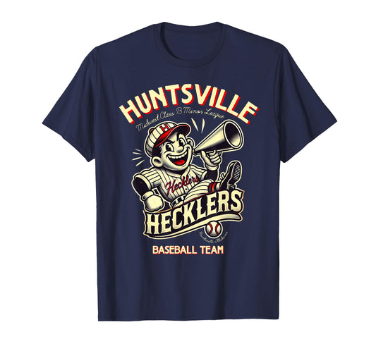 Huntsville Hecklers Funny Minor League Baseball Team T-Shirt