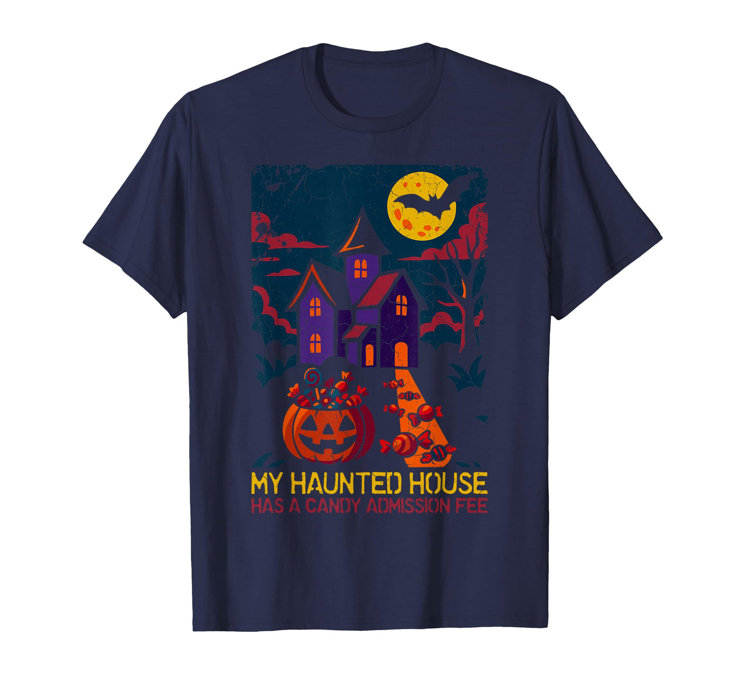 My Haunted House Halloween Spooky Haunted Season Celebration T-Shirt