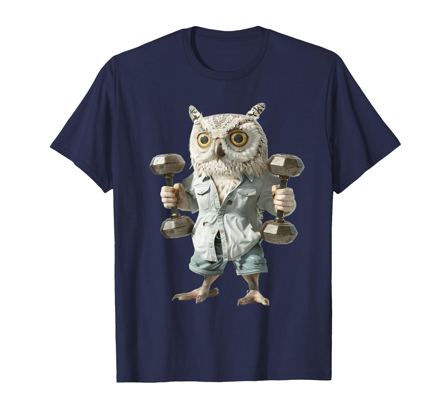 Owl Dumbbells T-Shirt