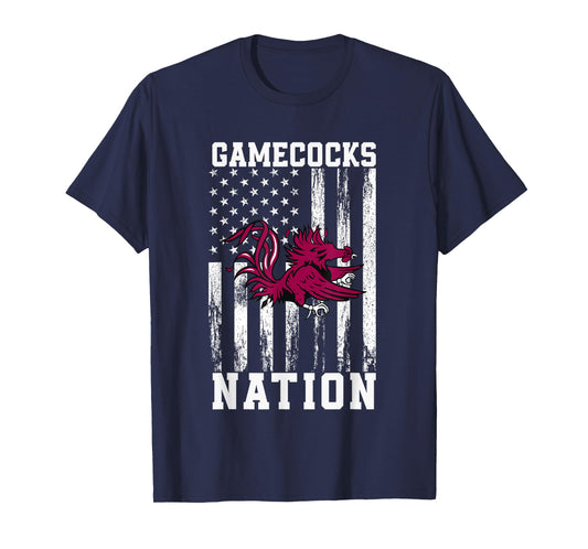 New Brockton Gamecocks Logo Nation HS T-Shirt