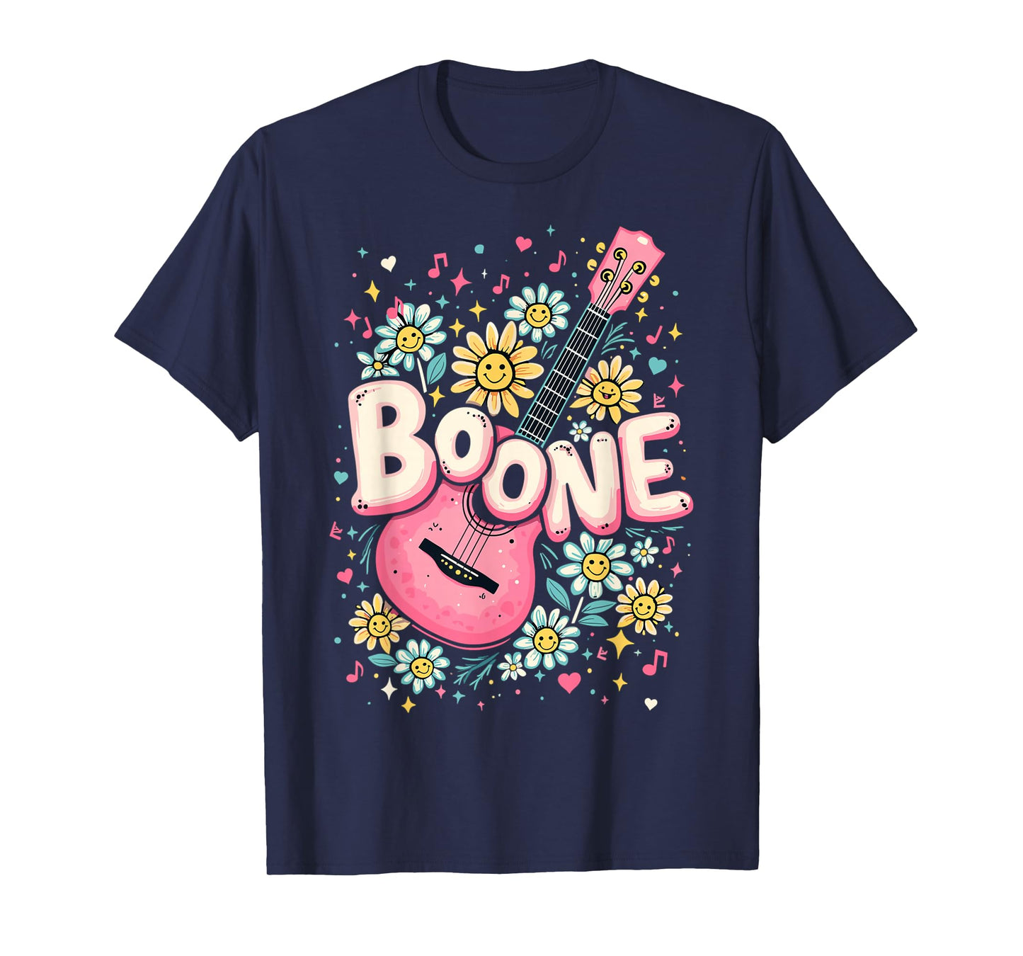 Boone Family Name I Love Boone Personalized Vintage T-Shirt