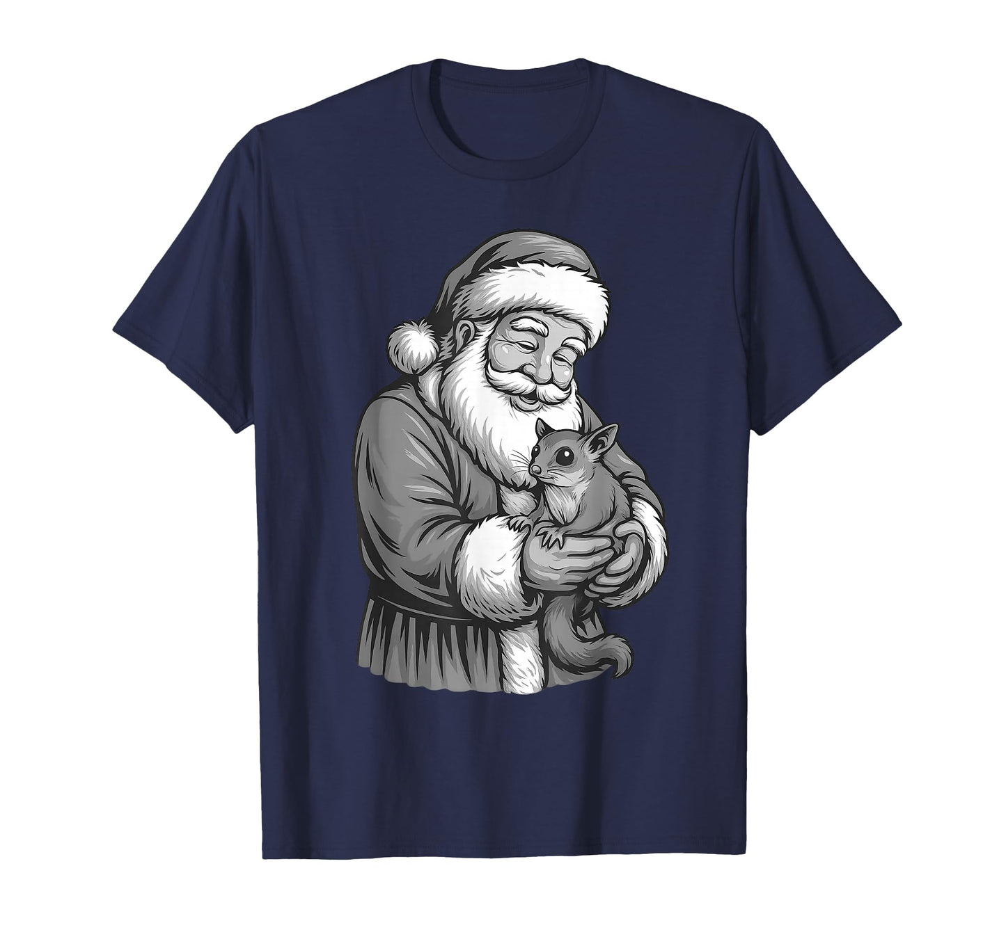 Sugar Glider Santa Claus Christmas Pet Lover T-Shirt