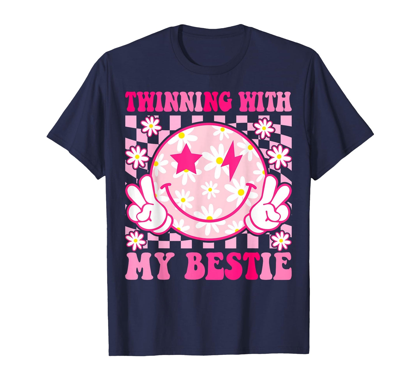 Groovy Twinning With My Bestie Spirit Week Friends T-Shirt