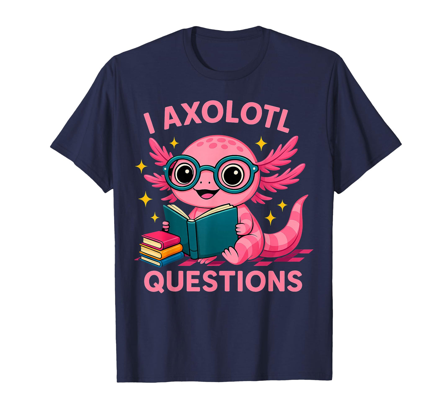 I Axolotl Questions Shirt Adults Youth Kids Retro Vintage T-Shirt