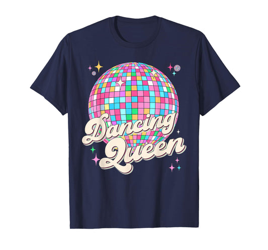 Dancing Queen Shirt Vintage Dancing 70s Women Girl T-Shirt