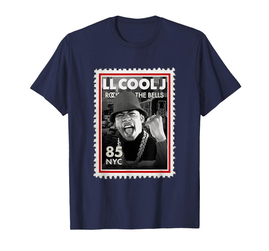 LL Cool J Rock The Bells NY 85 Stamp | 90's Vintage Legends T-Shirt