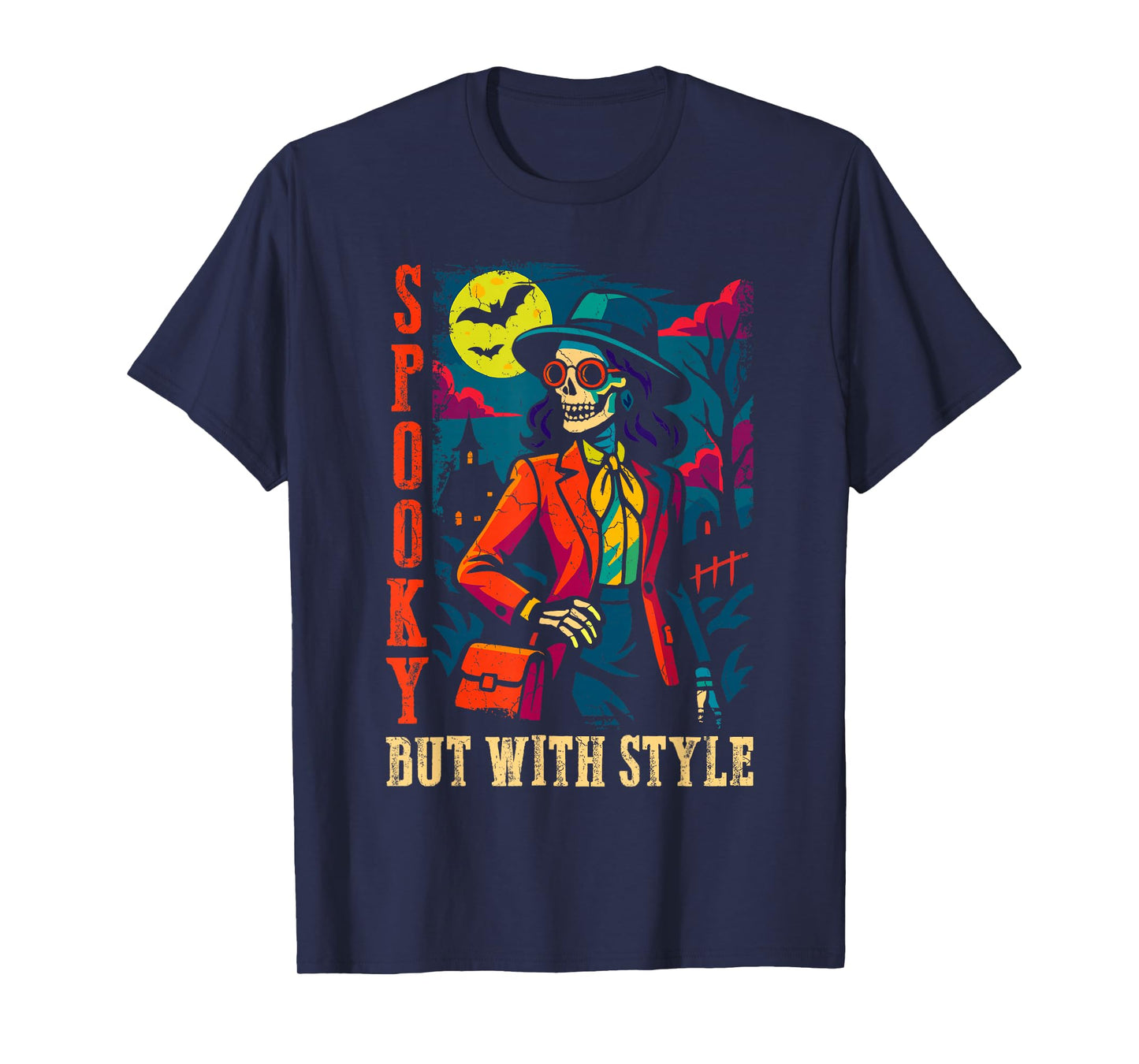 Spooky But with Style Halloween Spooky Haunted Season T-Shirt