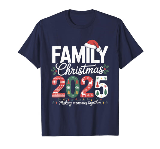 Family Christmas 2025 Santa Squad Matching Outfit T-Shirt
