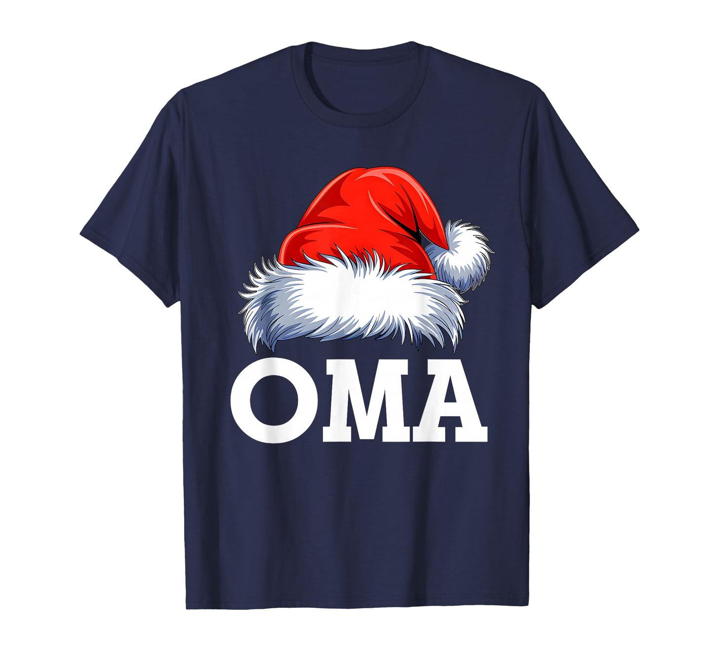 Oma Santa Christmas Family Matching Pajamas Xmas Squad T-Shirt