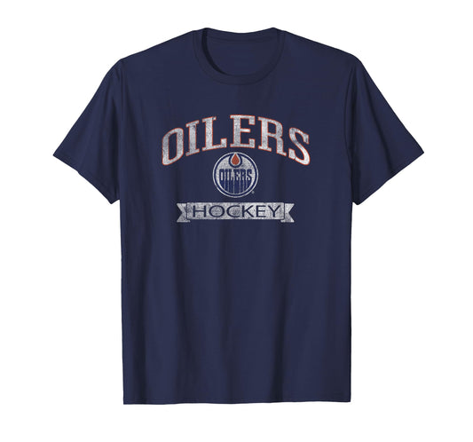 Edmonton Oilers Vintage Hockey Officially Licensed T-Shirt