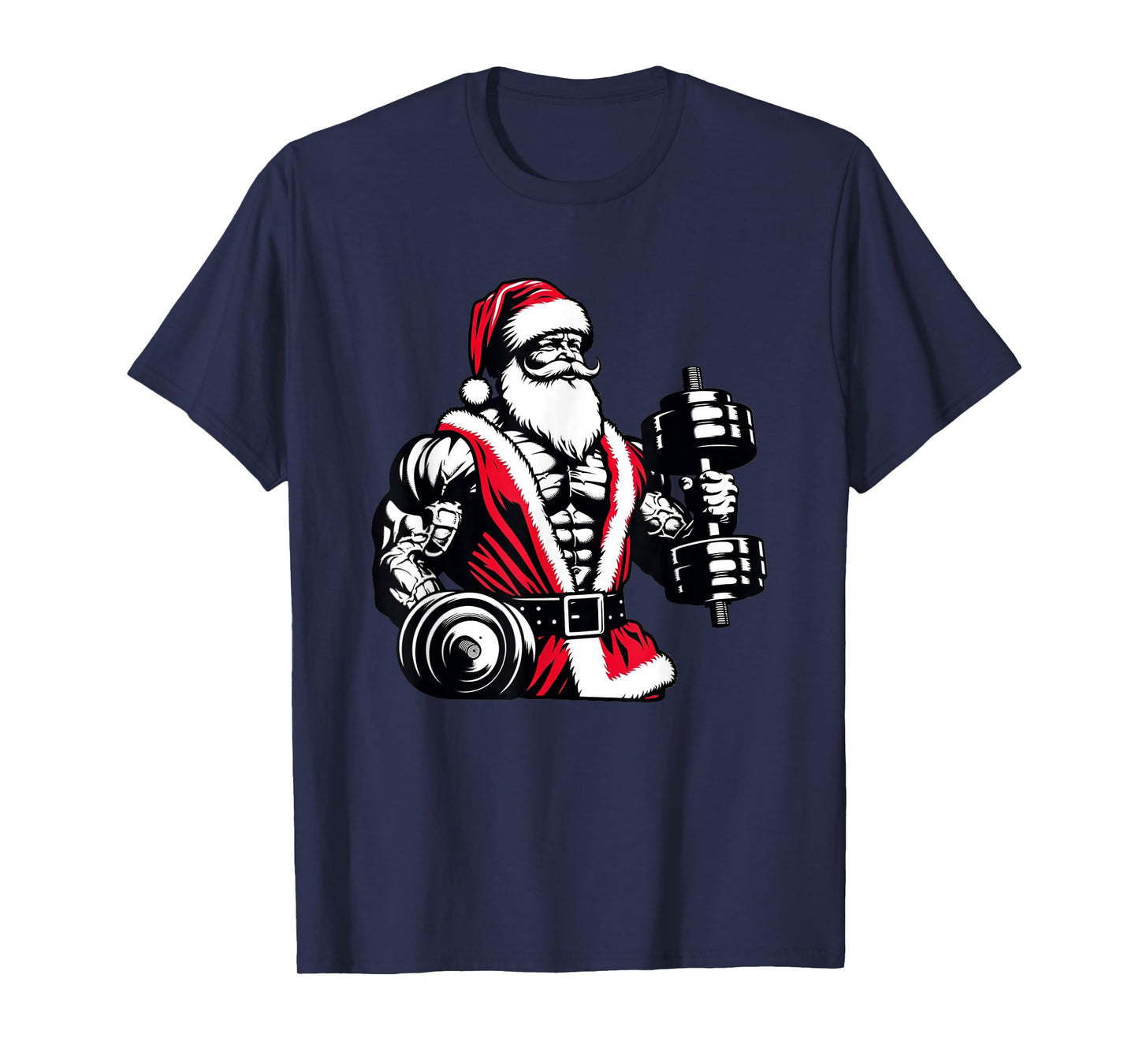 Swole Santa Christmas Gym T-Shirt