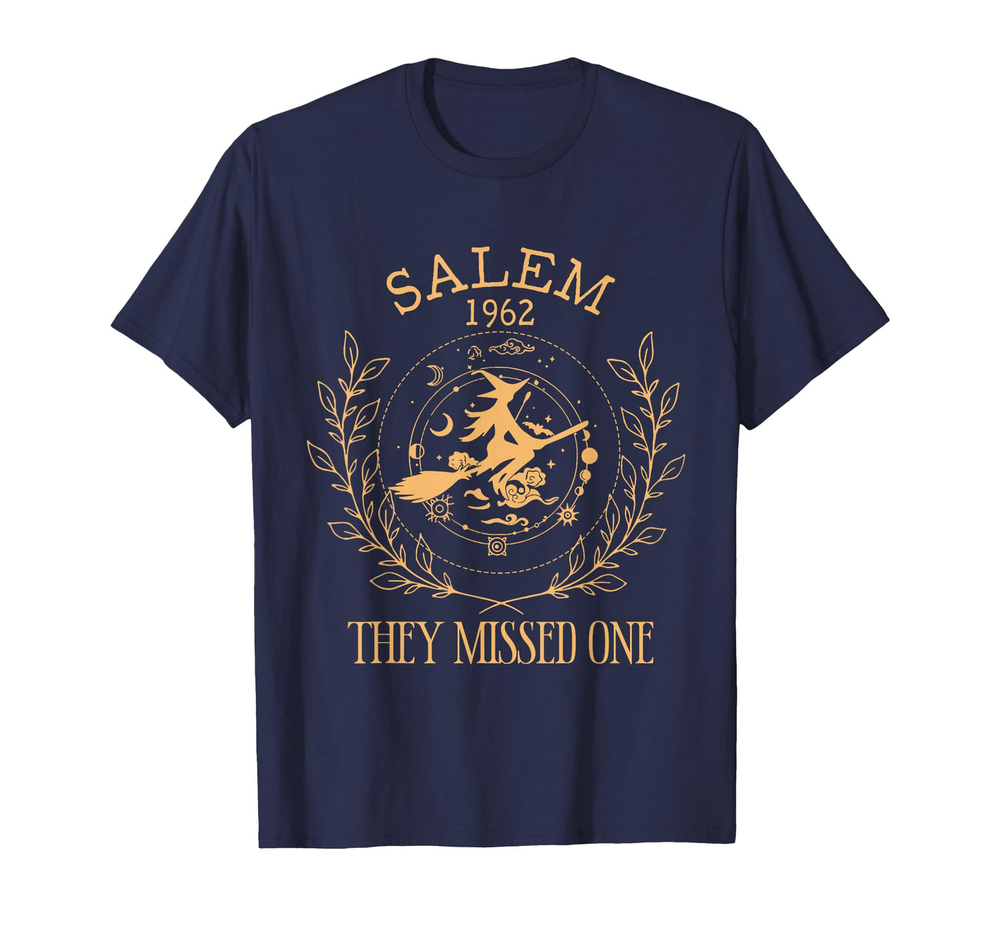 They Missed One Graphic Vintage 1962 Witch on Broom T-Shirt