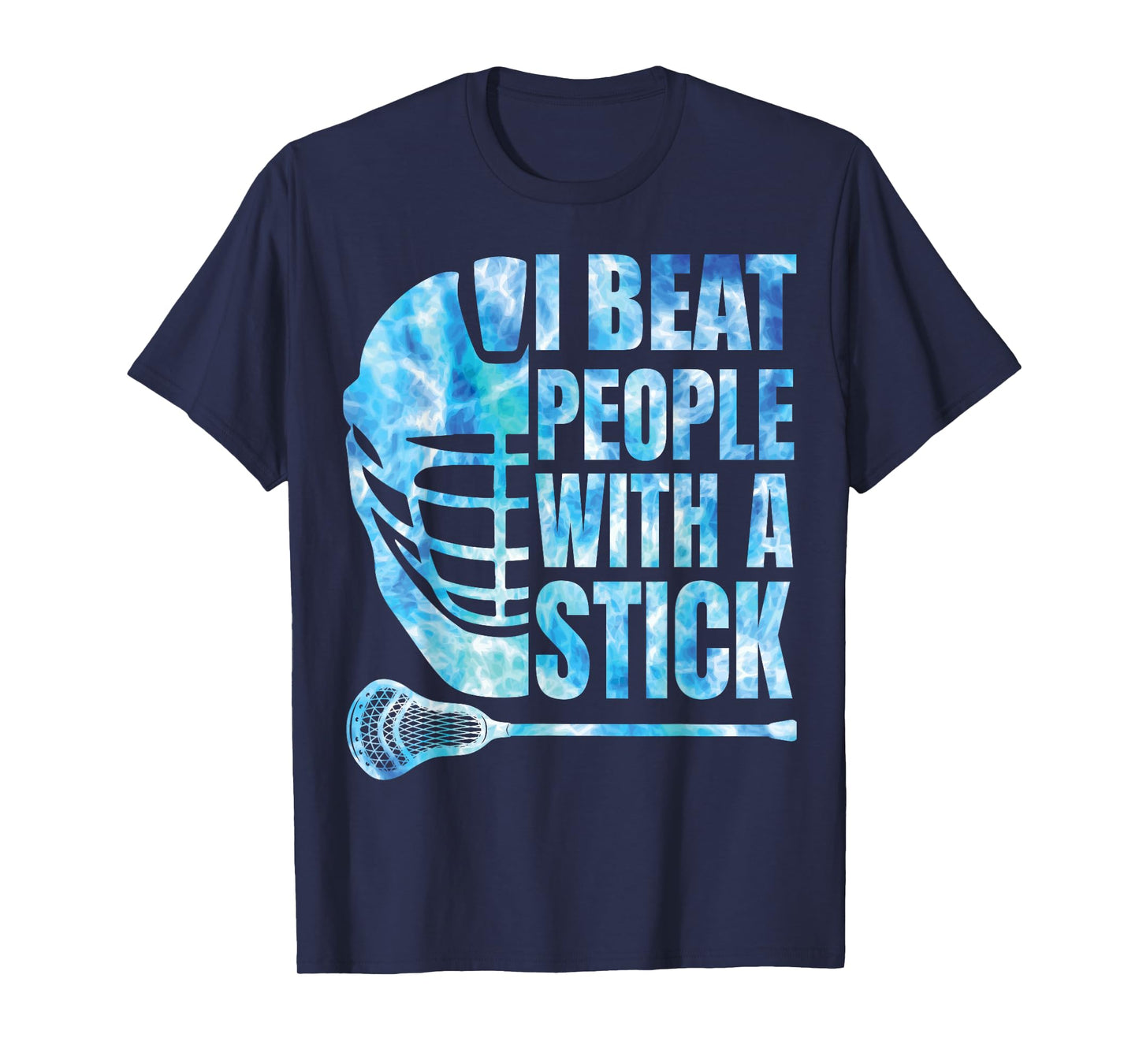 Lacrosse-Shirt Lax Men Player Beat People With A Stick Boys T-Shirt