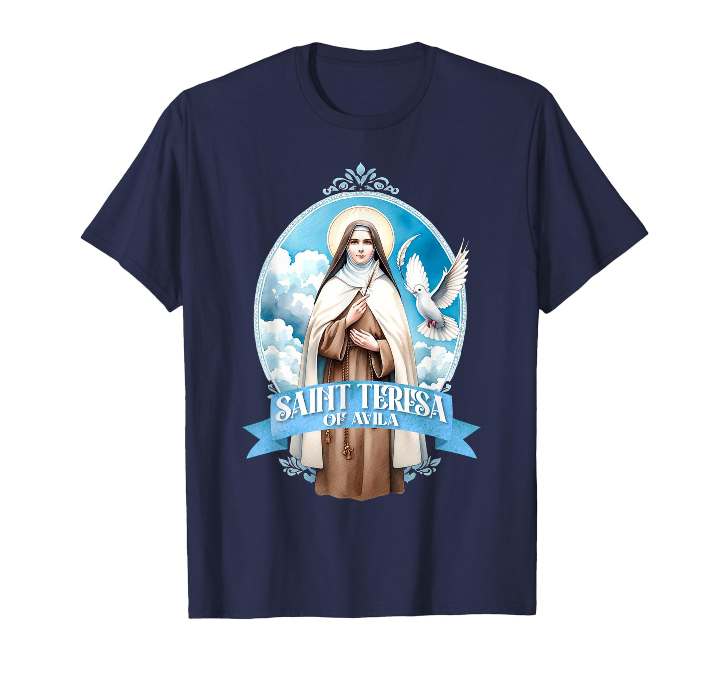 St Teresa of Avila Interior Castle Catholic Patron Saint T-Shirt