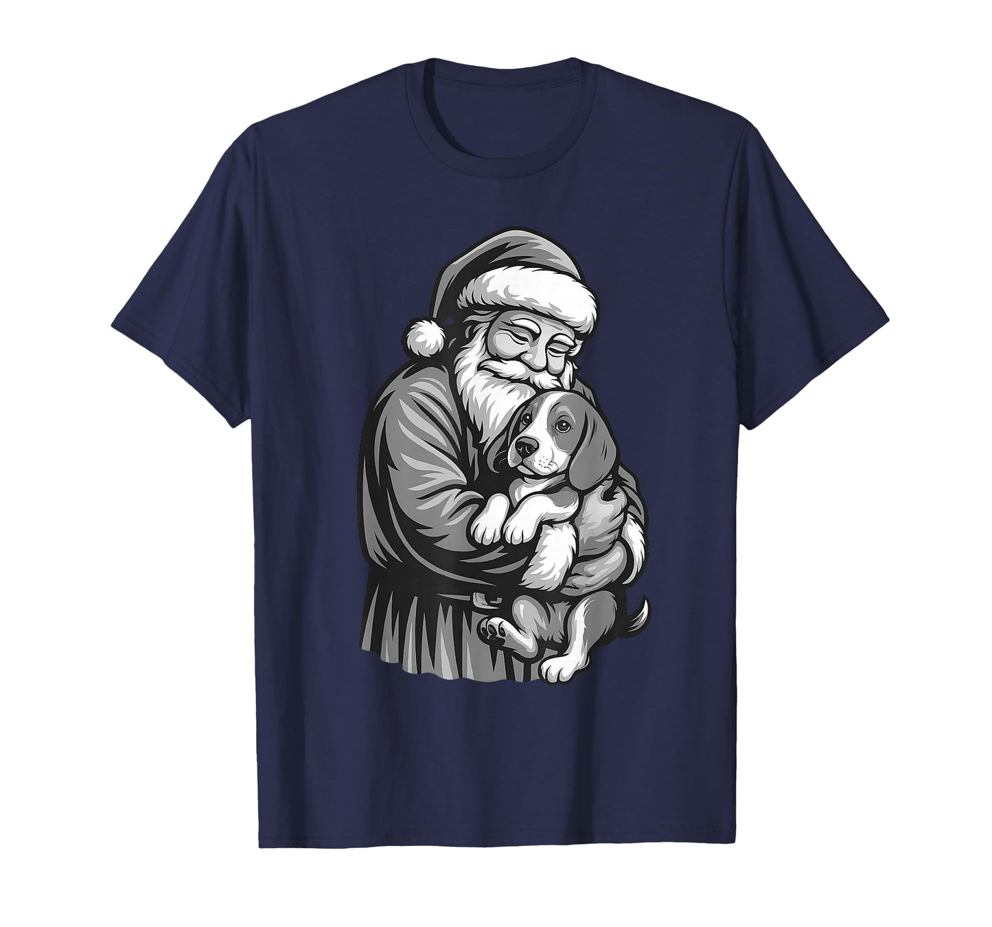 Beagle Santa Claus Christmas Dog Lover T-Shirt