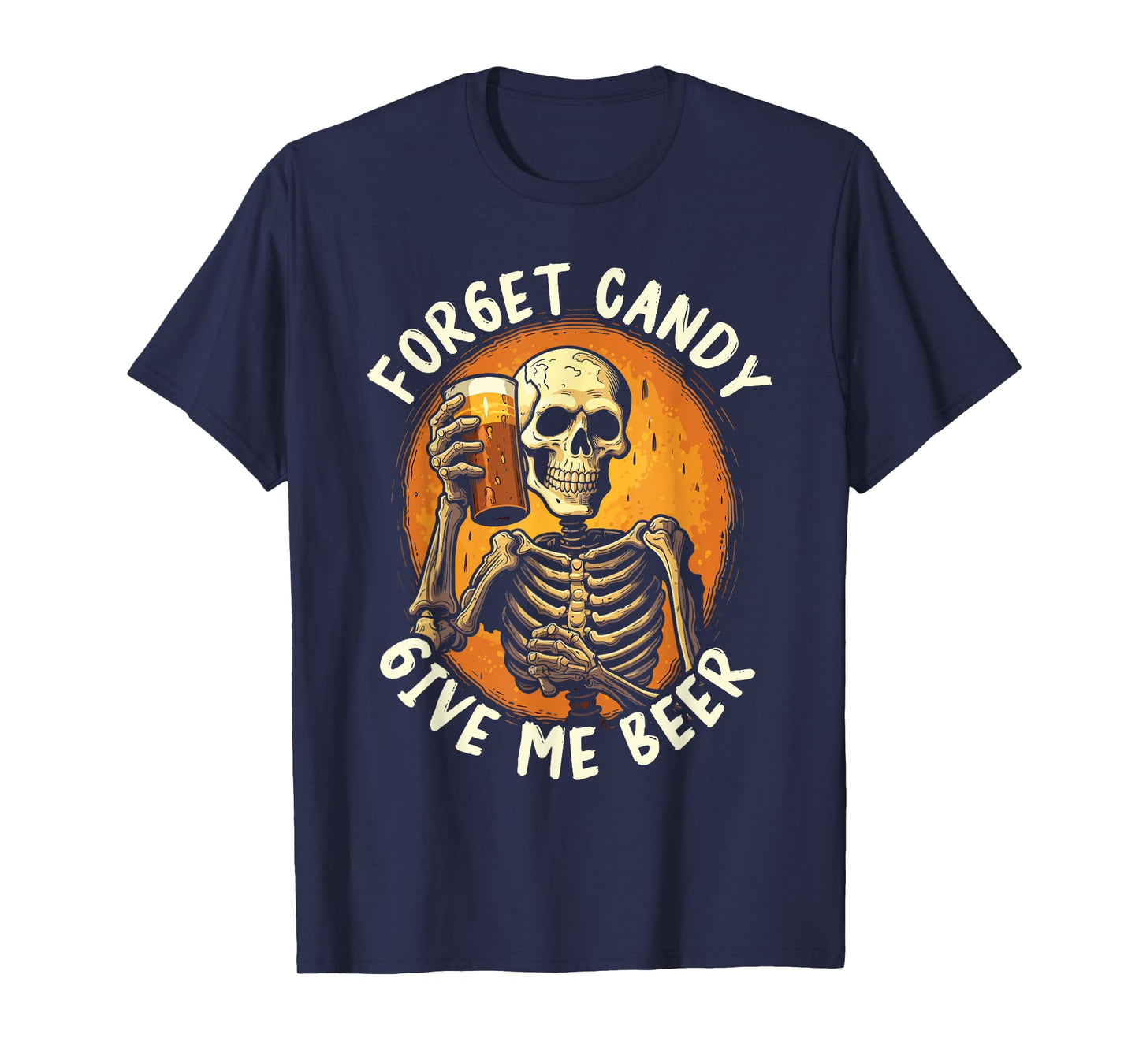 Halloween Beer Drinker Trick Or Treat Spooky Alcoholic T-Shirt