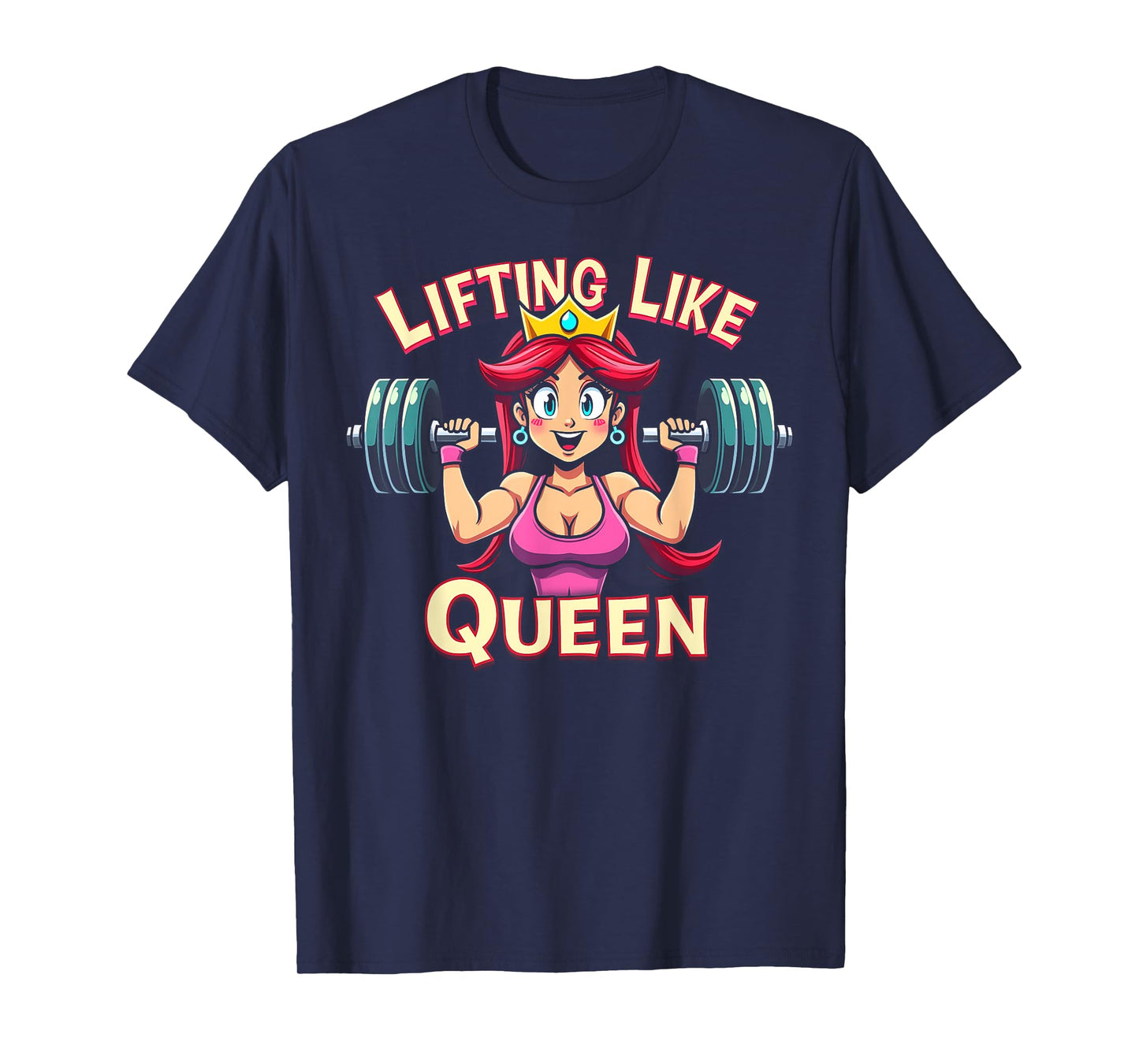 Lifting Queen Gym Apparel Cute Anime Weightlifting Girl T-Shirt