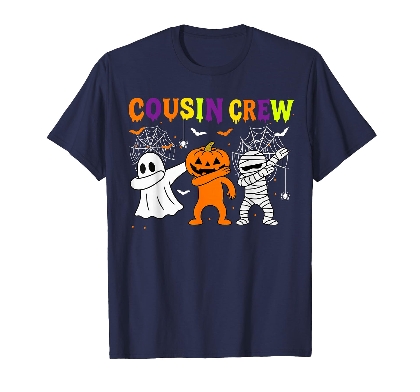 Halloween Cousin Crew 2025 Kids Matching Cousins Spooky T-Shirt