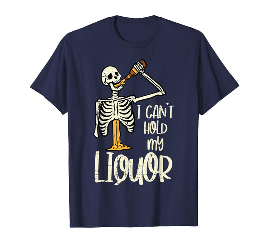 Halloween Cant Hold My Skeleton Funny Costume Dad Men Women T-Shirt
