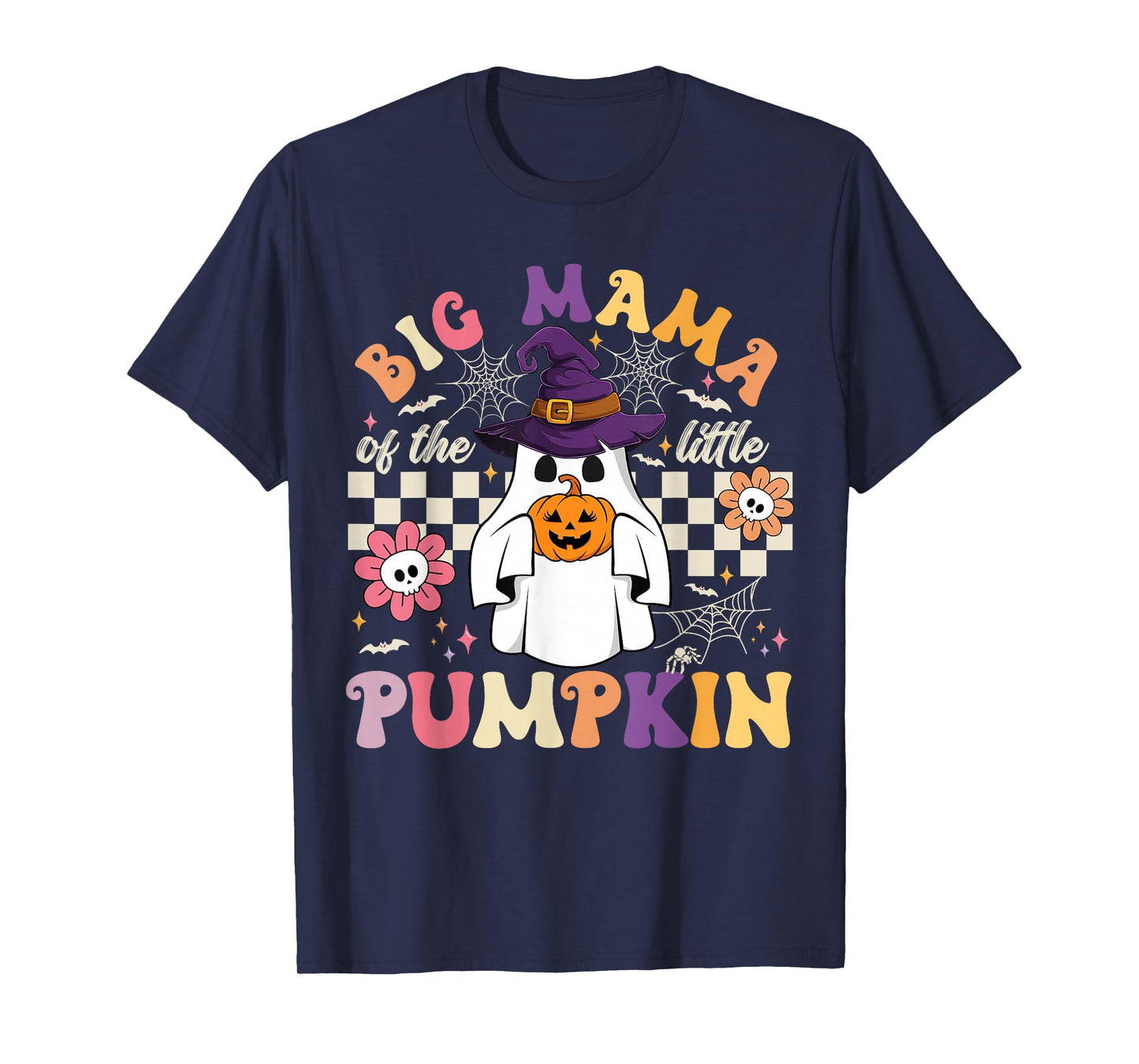 Big Mama of The Little Pumpkin Halloween Spooky Ghost T-Shirt