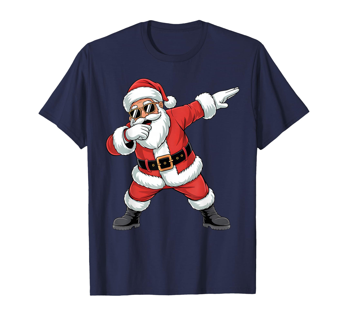 Dabbing Santa Claus Christmas Boys Men Funny Xmas Dab Dance T-Shirt