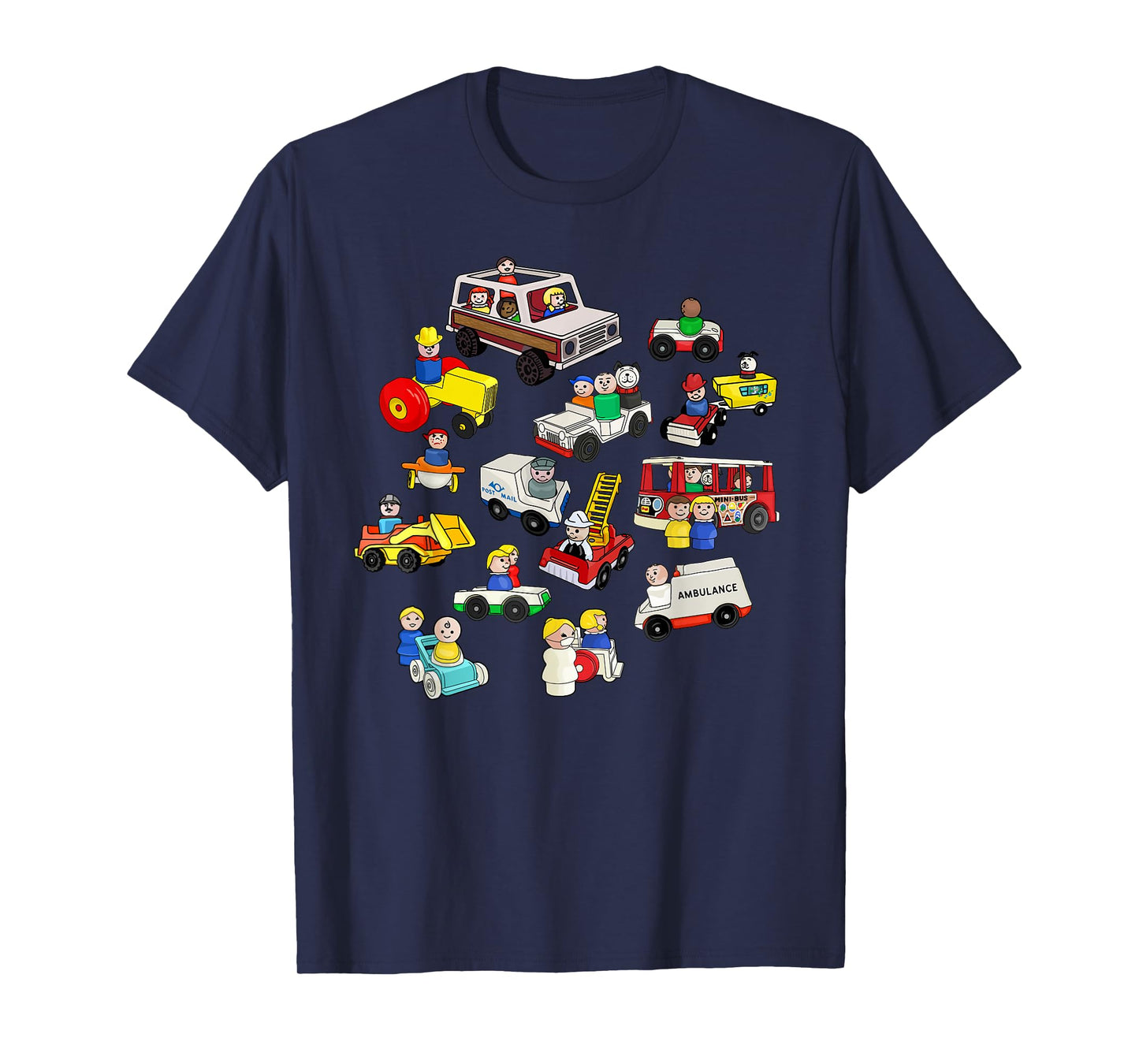 Little Round People on Wheels T-Shirt