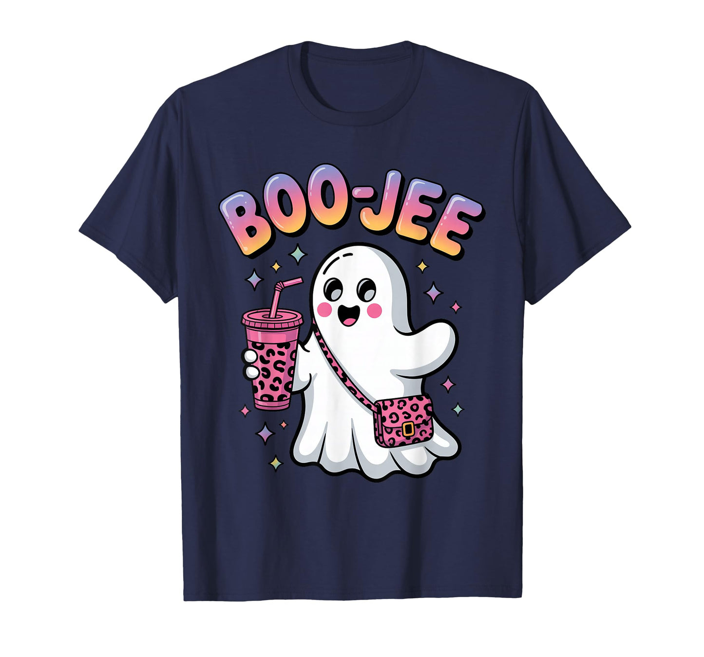Funny Boo-JEE Ghost Spooky Season Halloween Trick or Treat T-Shirt